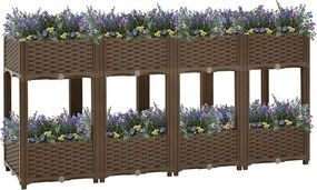 vidaXL Ζαρντινιέρα 160 x 40 x 71 εκ. από Πολυπροπυλένιο