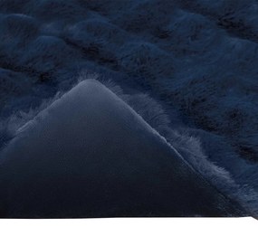 vidaXL Ψεύτικη κουβέρτα από κουνέλι Θαλασσί Μπλε 240 x 270 εκ.