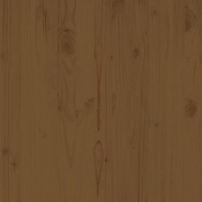 vidaXL Υποπόδιο Κήπου Καφέ Μελί 70 x 70 x 30 εκ. από Μασίφ Ξύλο Πεύκου