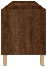 vidaXL Δισκοθήκη Καφέ Δρυς 121 x 38 x 48 εκ. από Επεξεργασμένο Ξύλο