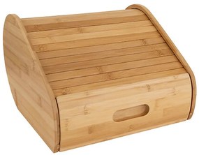 Ψωμιέρα 5five με καπάκι και διαστάσεις 30.4x33x21.6cm - Απόχρωση ξύλου