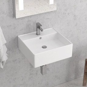 Νιπτήρας Αναρτώμενος LT 2005 46,5x46,5x16cm White Karag Πορσελάνη