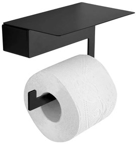 Χαρτοθήκη Ανοιχτή Neo 840355 Με Βάση Black Mat Karag Ανοξείδωτο Ατσάλι