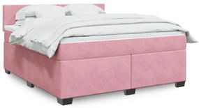 ΚΡΕΒΑΤΙ BOXSPRING ΜΕ ΣΤΡΩΜΑ ΡΟΖ 180X200 ΕΚ. ΒΕΛΟΥΔΙΝΟ 3286377