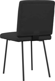 vidaXL Καρέκλες Τραπεζαρίας 2 τεμ. Μαύρες Συνθ. Δέρμα