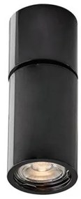 Σποτ Φωτιστικό Οροφής NOBBY Φ63 H158 Αλουμίνιο Viokef-4157101-Μαύρο 4157101