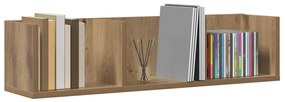 vidaXL Ράφι Τοίχου για CD Τεχνίτης Δρυς 75 x 18 x 18 εκ. Μοριοσανίδα