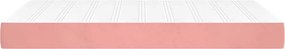 vidaXL Στρώμα με Pocket Springs 120 x 210 x 20 εκ. Ροζ