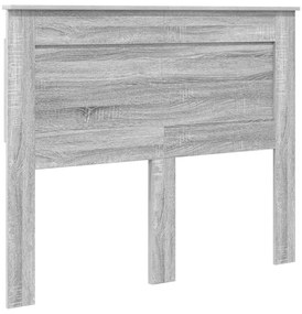 vidaXL Κεφαλάρι με κεφαλάρι Γκρίζο Σονομα 120 cm Επεξεργασμένο ξύλο