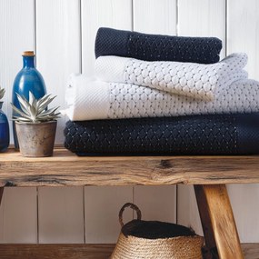Πετσέτες Μπάνιου (Σετ 2τμχ) Nef-Nef Homeware Sailing Blue 600gsm