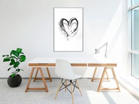 Αφίσα - Painted Declaration of Love - 20x30 - Χρυσό - Με πασπαρτού