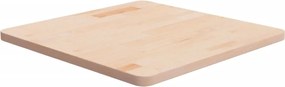 vidaXL Επιφάνεια Τραπεζιού Τετράγωνη 60x60x2,5 εκ. Μασίφ Ξύλο Δρυς