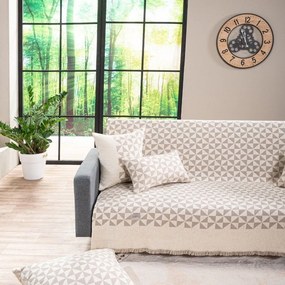 Ριχτάρι Columbia 01 Ecru Teoran Three-Seater 180x300cm Acrylic,Cotton,Polyester