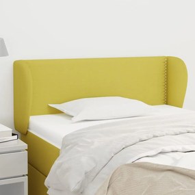 Κεφαλάρι με Πτερύγια Πράσινο 103x23x78/88 εκ. Υφασμάτινο 3117001