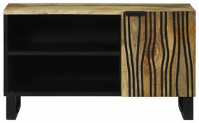 vidaXL Έπιπλο Τηλεόρασης Καφέ 80 x 33 x 46 εκ Μασίφ ξύλο μάνγκο