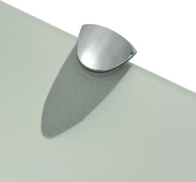 vidaXL Ράφια Τοίχου 2 τεμ. 8 χιλ. 90 x 20 εκ. Γυάλινα