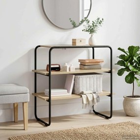vidaXL Τραπέζι κονσόλας Sonoma Δρυς 60 x 41 x 75 εκ Επεξεργασμένο Ξύλο