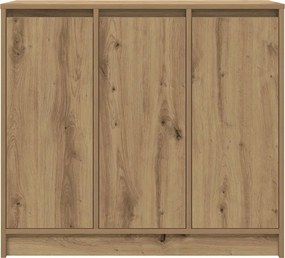 vidaXL Ντουλάπι τεχνίτης Δρυς 85x34x76 εκ. από Επεξεργασμένο Ξύλο