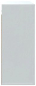vidaXL Ντουλάπι Τοίχου Γυαλιστερό Λευκό 80x33x80 εκ.Επεξεργασμένο Ξύλο