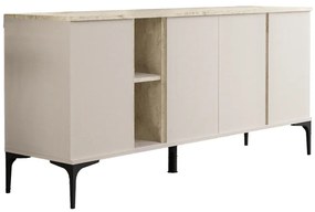 Μπουφές Vetine pakoworld σε λευκή απόχρωση 180x45x80εκ (1 τεμάχια)