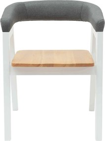 vidaXL Καρέκλες φαγητού 2 pcs Λευκό 54 x 57 x 73 εκ