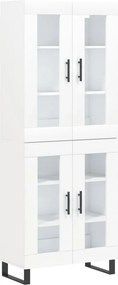 vidaXL Ντουλάπι Λευκό 69,5x34x180 εκ. από Επεξεργασμένο Ξύλο