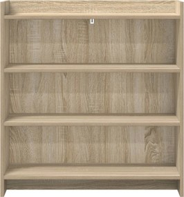 vidaXL Πλαϊνό γραφείο Sonoma Δρυς 75 x 36 x 80 εκ Επεξεργασμένο Ξύλο
