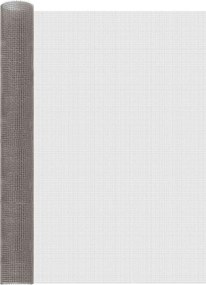 vidaXL Πλέγμα Οθόνης 3 mesh 100 x 200 cm Ανοξείδωτο Ατσάλι 201 Ασημί