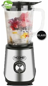 Hoomei Μπλέντερ για Smoothies 1.7lt 600W Ασημί HM-6745F