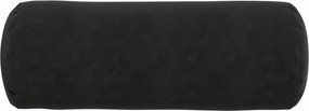 vidaXL Μαξιλάρια Στήριγμα 2 pcs Μαύρο Ø 25 x 70 cm
