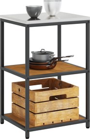vidaXL Ράφι Κουζίνας HATTEM Σκ rusty 60 x 50 x 92 εκ Ατσάλι