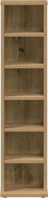 vidaXL Ντουλάπι CD Artisan Oak 21x20x88 cm Κατασκευασμένο ξύλο