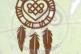 Intra απο ξύλο plywood  Χρώμα wenge 3mm-4mm πάχος - Dreamcatcher Design 9 Δίασταση 30x20 cm INTRAFABR-20253408