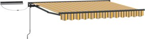 vidaXL Ηλεκτρικό Αναδιπλούμενο Σκίαστρο 3,5 x 2,5 μ