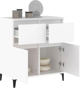 vidaXL Συρταριέρα Λευκή 60 x 35 x 70 εκ. από Επεξεργασμένο Ξύλο
