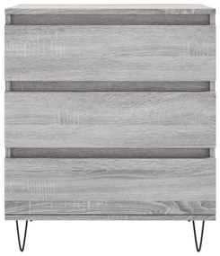 vidaXL Ντουλάπι Γκρι Sonoma 60x35x70 εκ. από Επεξεργασμένο Ξύλο