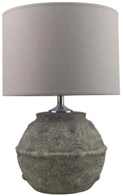 Φωτιστικό Επιτραπέζιο Festos 032198 26x26x50cm Ε27 40W Grey-Beige
