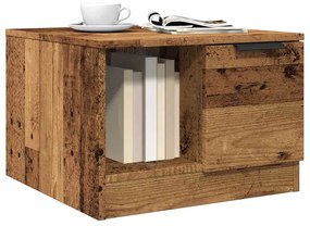 Τραπεζάκι Σαλονιού Παλιό Ξύλο 50x50x36 εκ. από Μοριοσανίδα