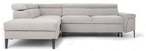 Γωνιακός καναπές - κρεβάτι Dafni Γκρι-μπεζ 295x206x77cm - Αριστερή Γωνία - DEL-AL4624
