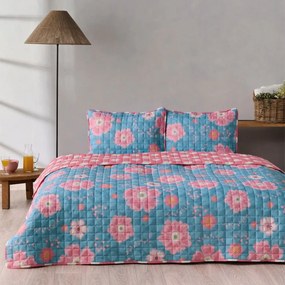 Μαξιλαροθήκες Agnes (Σετ 2τμχ) Pink-Ciel Kentia 52X72 Microfiber-Polyester