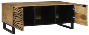 vidaXL Τραπεζάκι σαλονιού 100x54x40 εκ - Μασίφ ξύλο μάνγκο