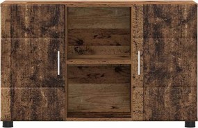 vidaXL Πλαϊνό γραφείο FLORIN 88,5 x 30,5 x 55,5 εκ Παλιό ξύλο