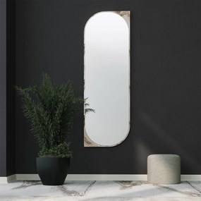 Stewehome Καθρέφτης με μαύρο πλαίσιο 52x152x152 cm