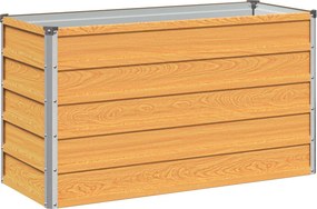 vidaXL Υψωμένο Κρεβάτι Κήπου Φυσικό 100 x 40 x 55 cm