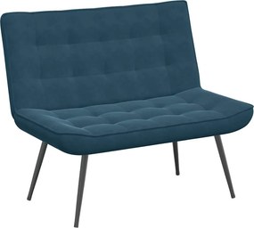 vidaXL Πάγκος Μπλε 110x74x84 εκ. Βελούδινος