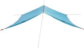 vidaXL Μουσαμάς Κάμπινγκ Αδιάβροχος Μπλε 500x294 εκ.