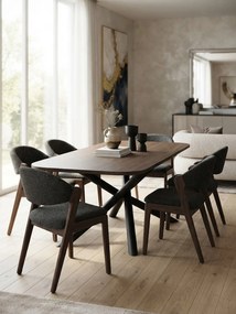 Τραπέζι Harald-Kafe Skouro-185 x 90