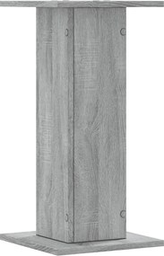 vidaXL Βάσεις Φυτών 2 Τεμ. Γκρι Sonoma 30x30x60 εκ. Επεξεργασμένο Ξύλο