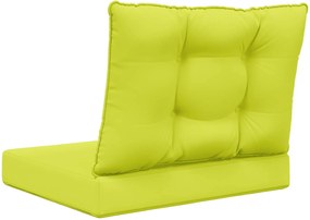 vidaXL Μαξιλάρι Καναπέ Εξωτερικού Χώρου 2 pcs Πράσινο Πολυεστέρας