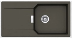 Schock Cristalite Manhattan Asphalt Ένθετος Νεροχύτης 100x51cm